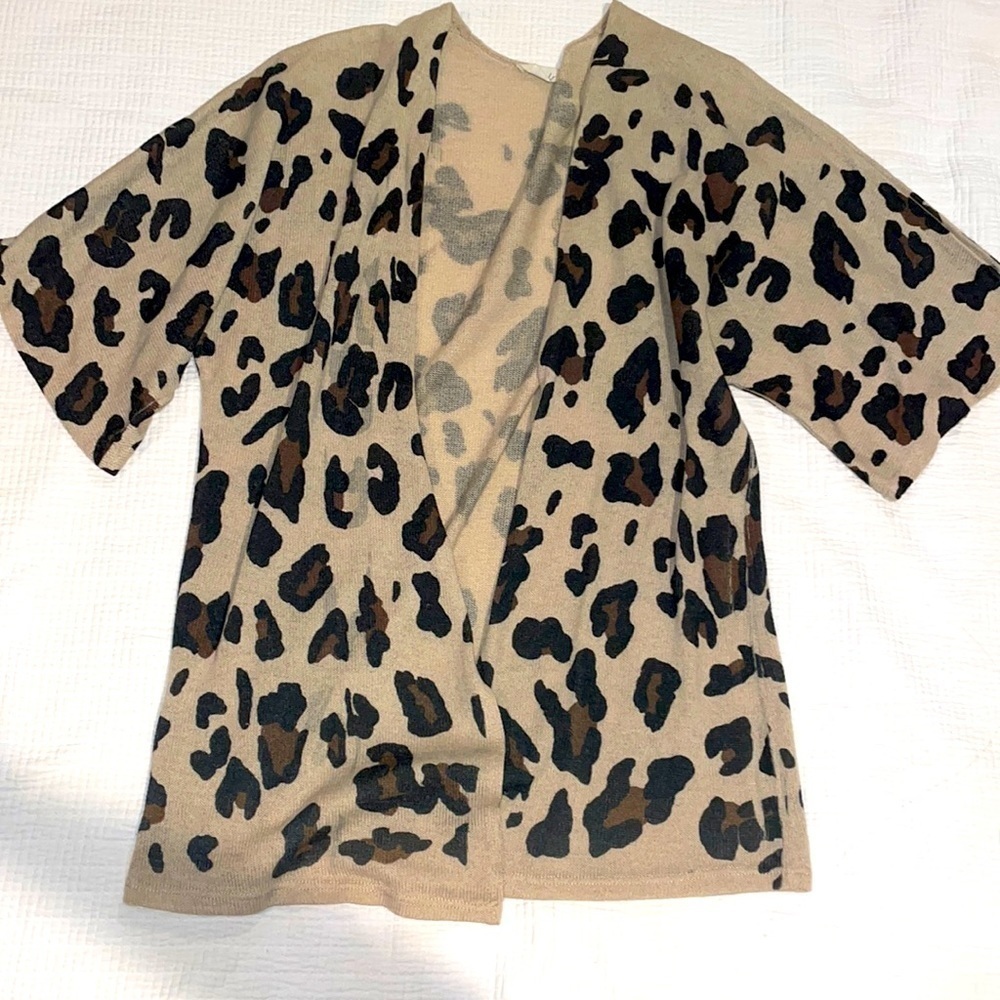 Leopard Short Sleeve Sweater 🖤🤎🖤